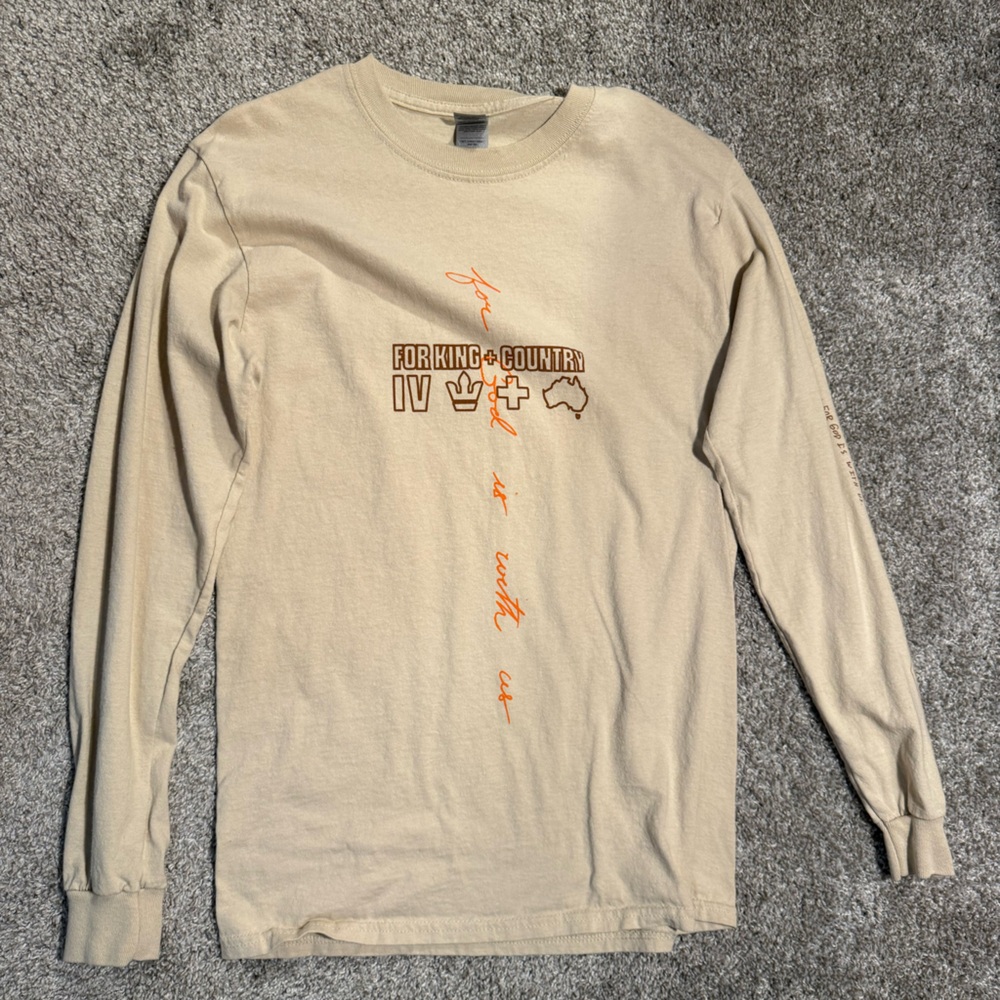 For King and Country Long Sleeve Shirt brown